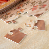 Dobermann droomt van aardbeientaart legpuzzel (Zijkant)