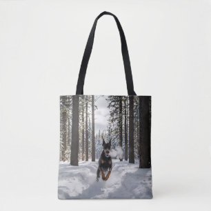 Dobermann Elegante Schoudertas Tote Bag