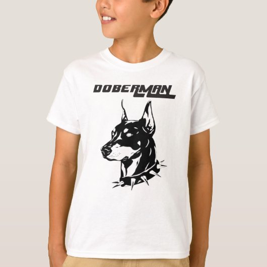Dobermann Familie T-shirt (Voorkant)