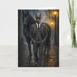 Dobermann Gangster Blank  Kaart