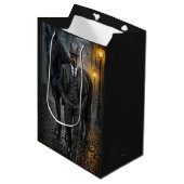 Dobermann Gangster Blank Medium Cadeauzakje (Voorkant Gekanteld)