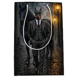 Dobermann Gangster Blank  Medium Cadeauzakje