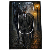 Dobermann Gangster Blank Medium Cadeauzakje (Achterkant)