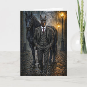 Dobermann Gangster Blanko Kaart