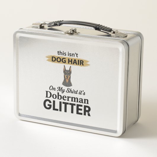 Dobermann Glitter Grappige Hond Liefhebber Vintage (Voorkant)