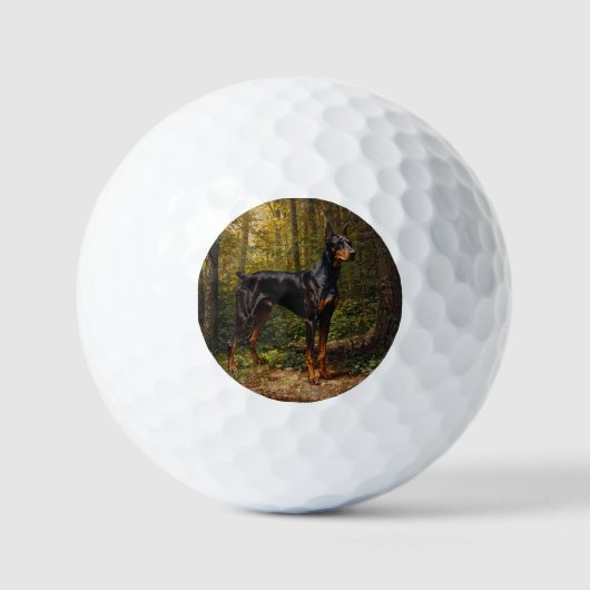 Dobermann Golfballen (Voorkant)