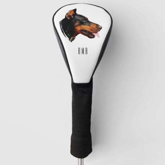 Dobermann Golfheadcover (Voorkant)