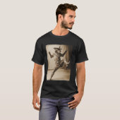 Dobermann grappige hond cowboy t-shirt (Voorkant volledig)