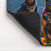 Dobermann Halloween Griezelen Muismat (Hoek)