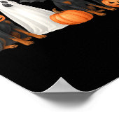 Dobermann Halloween Kostuum Fun Dobermann Hallowee Poster (Hoek)