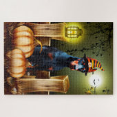 Dobermann-hond Halloween-legpuzzel Legpuzzel (Horizontaal)