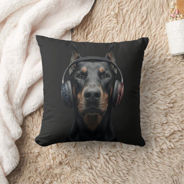 Dobermann-hond Kussen (Deken)