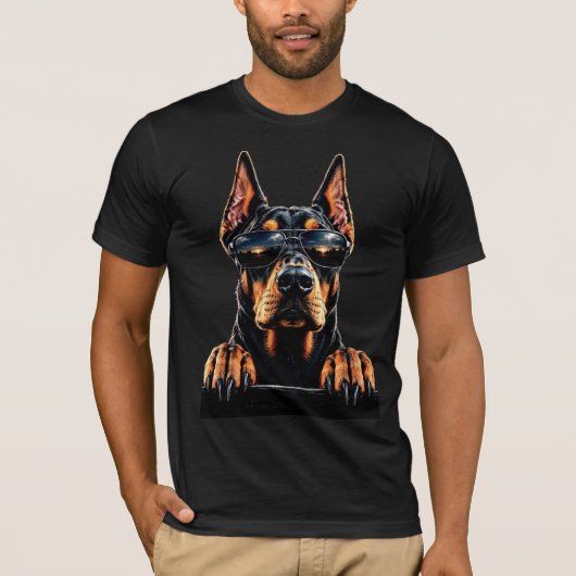 Dobermann-hond T-shirt (Voorkant)