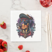 Dobermann Hondenpiraat Servet (Insitu)