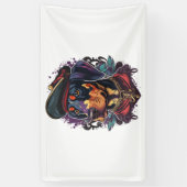 Dobermann Hondenpiraat Spandoek (Verticaal)