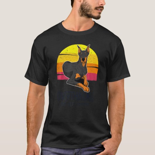 Dobermann hondenras  100 t-shirt (Voorkant)