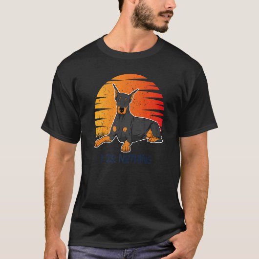 Dobermann hondenras  107 t-shirt (Voorkant)