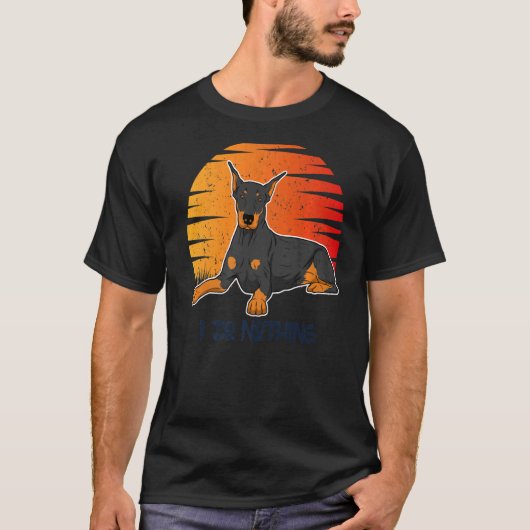 Dobermann Hondenras 107 T-shirt (Voorkant)
