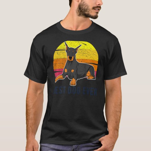 Dobermann hondenras 108 t-shirt (Voorkant)