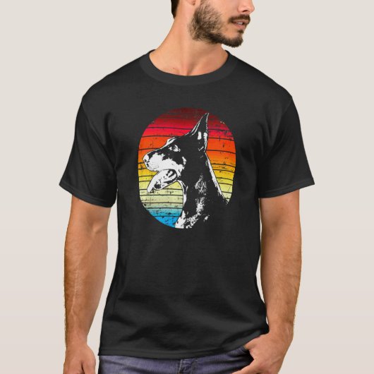 Dobermann hondenras  10 t-shirt (Voorkant)