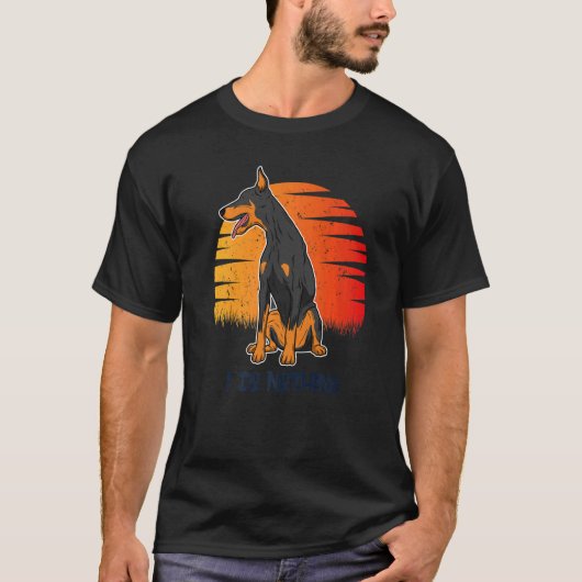 Dobermann hondenras  178 t-shirt (Voorkant)