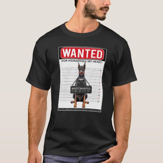 Dobermann hondenras 20 t-shirt (Voorkant)