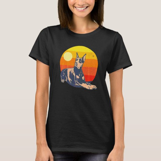 Dobermann hondenras 20 t-shirt (Voorkant)