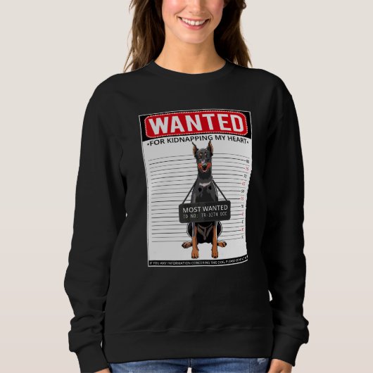 Dobermann hondenras  20 trui (Voorkant)