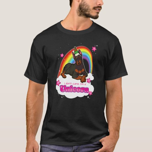 Dobermann hondenras  21 t-shirt (Voorkant)