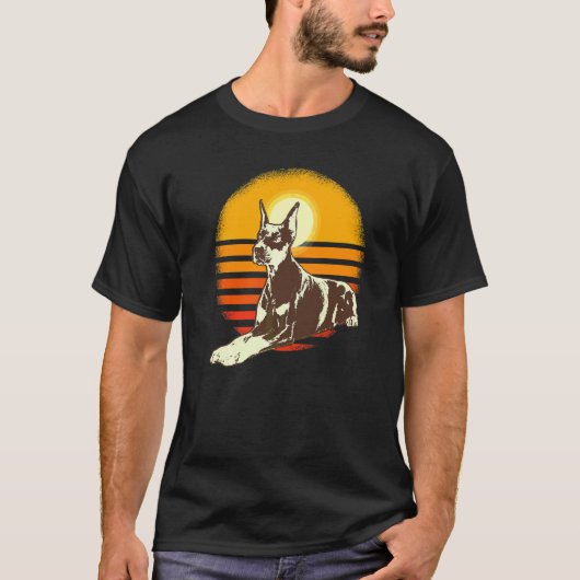 Dobermann hondenras  22 t-shirt (Voorkant)