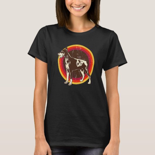 Dobermann hondenras  23 t-shirt (Voorkant)