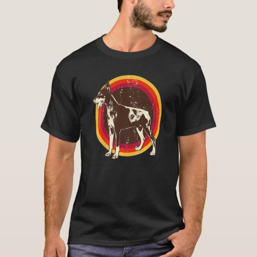 Dobermann hondenras 23 t-shirt (Voorkant)