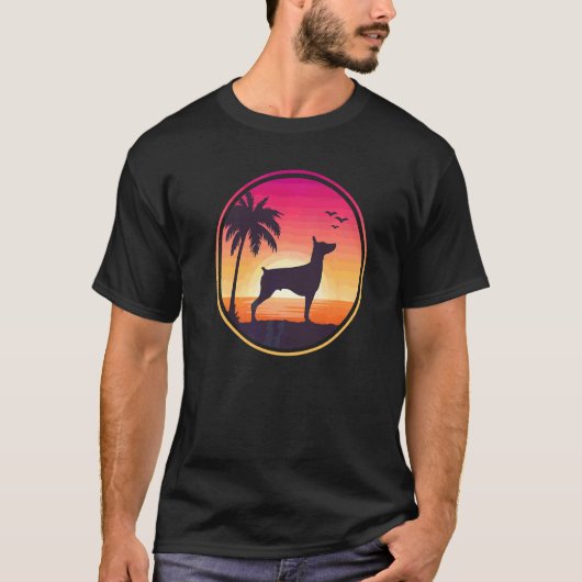 Dobermann hondenras 25 t-shirt (Voorkant)