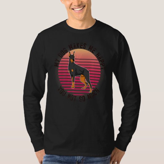 Dobermann Hondenras 26 T-shirt (Voorkant)