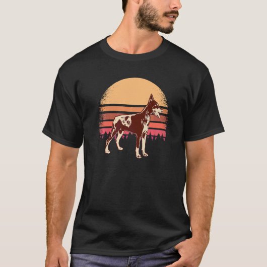 Dobermann hondenras 27 t-shirt (Voorkant)