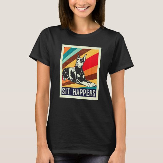 Dobermann hondenras 2 t-shirt (Voorkant)