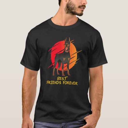 Dobermann hondenras 30 t-shirt (Voorkant)