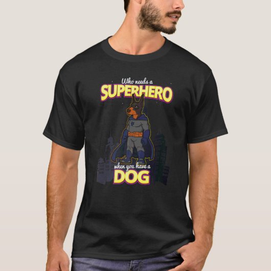 Dobermann hondenras  42 t-shirt (Voorkant)