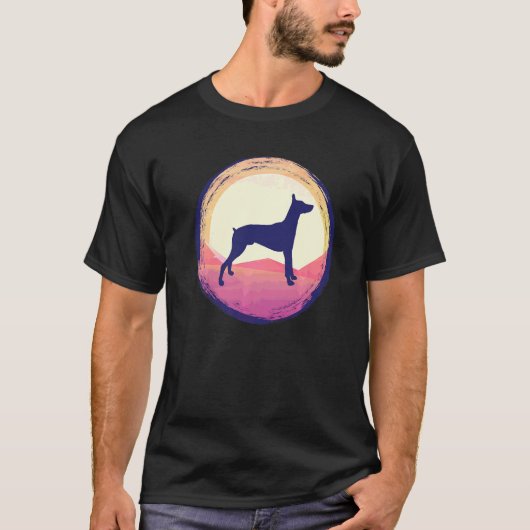 Dobermann hondenras  44 t-shirt (Voorkant)