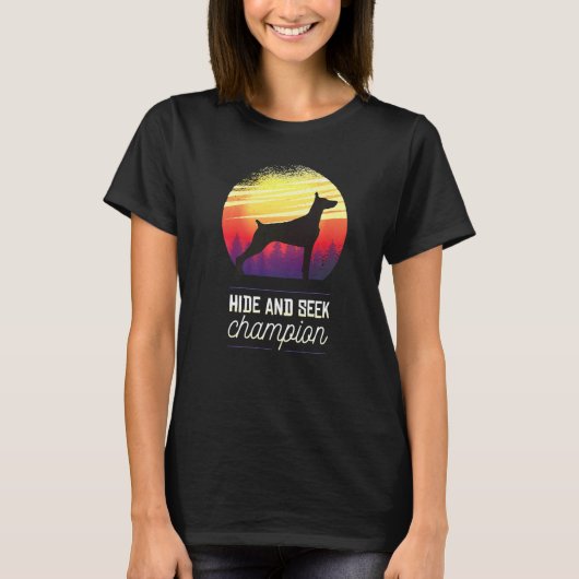 Dobermann hondenras  52 t-shirt (Voorkant)