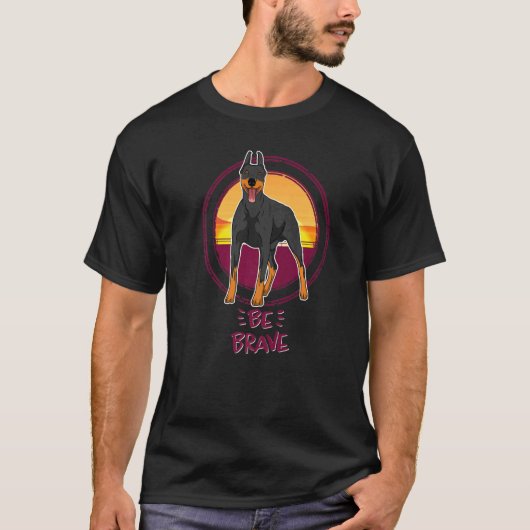 Dobermann Hondenras 72 T-shirt (Voorkant)