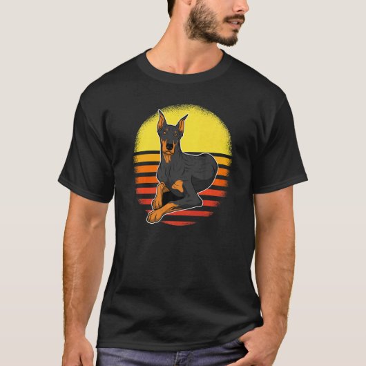 Dobermann Hondenras 8 T-shirt (Voorkant)