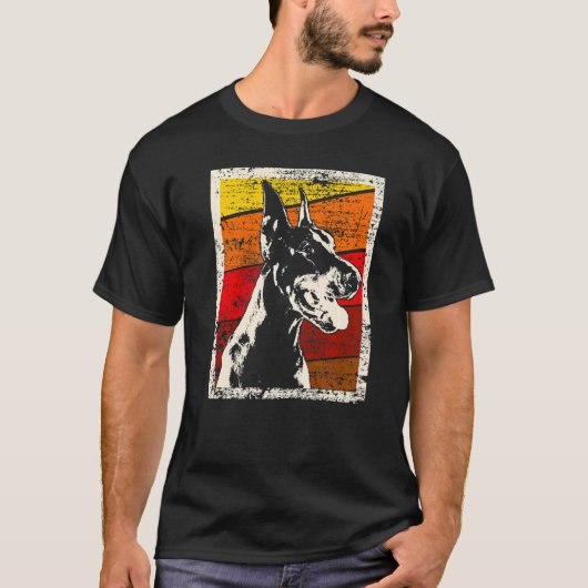 Dobermann hondenras 9 t-shirt (Voorkant)