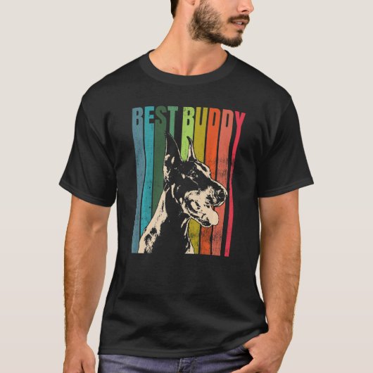 Dobermann Hondenras T-shirt (Voorkant)