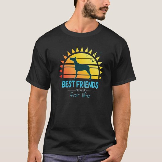 Dobermann Hondenras T-shirt (Voorkant)