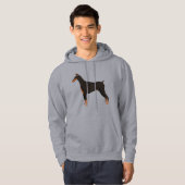 Dobermann Hoodie (Voorkant volledig)