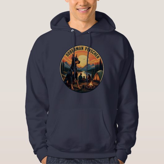 Dobermann Hoodie (Voorkant)