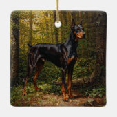 Dobermann Keramisch Ornament (Achterkant)