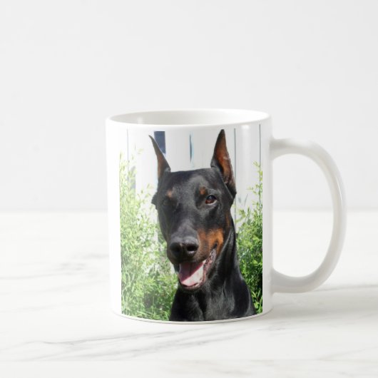 Dobermann Koffiemok (Rechts)