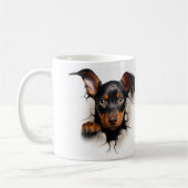 Dobermann koffiemok (Links)